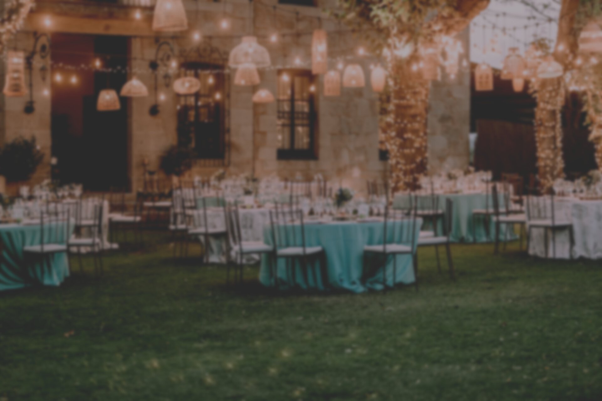 Outdoor Wedding Reception